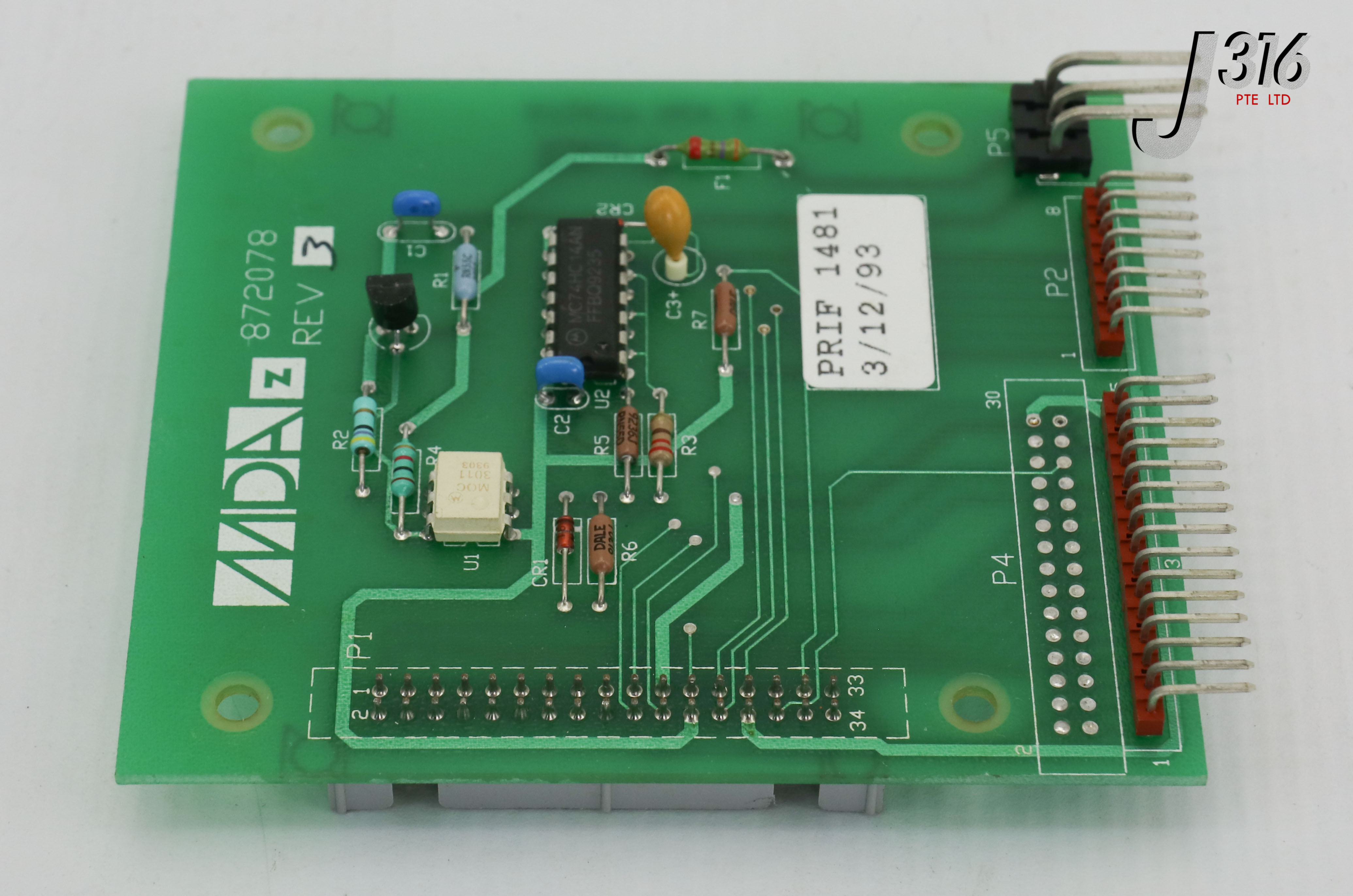 N 22662 MDA SCIENTIFIC PCB ASSY, PRIF 1481 872078 | eBay